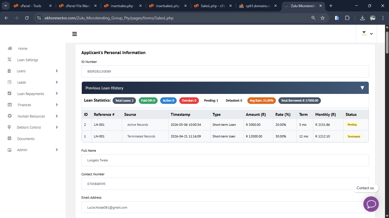 Dashboard Preview